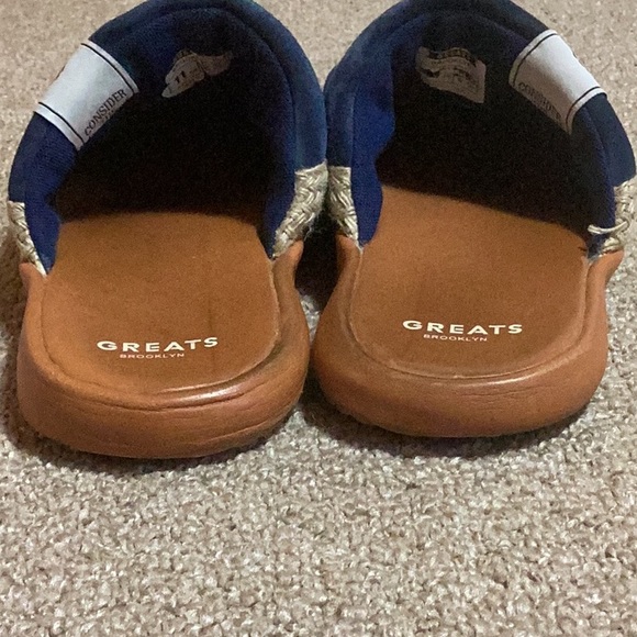 Greats Brooklyn Slippers in Royal Blue , unisex M-11, W-13 - Picture 8 of 8